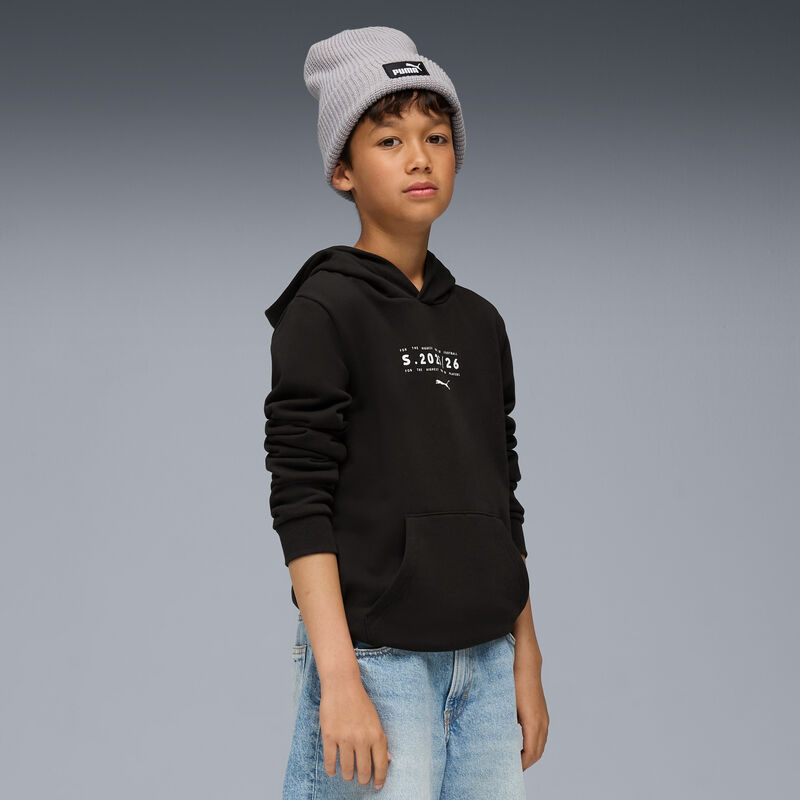 PL LOGO HOODIE JR - black