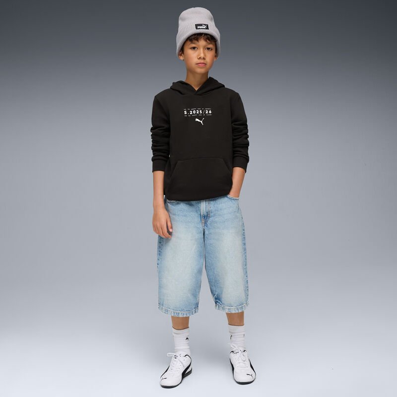 PL LOGO HOODIE JR - black