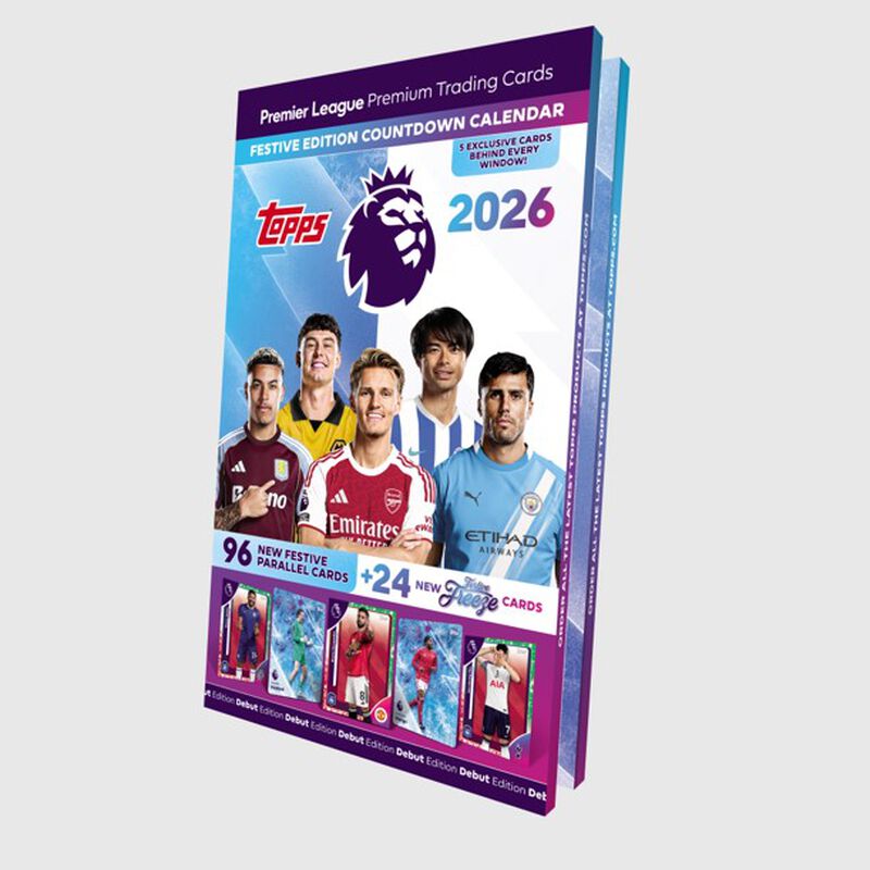 Topps 2026 Festive Edition Countdown Calendar - multi